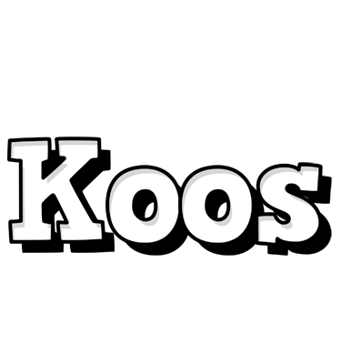 Koos snowing logo