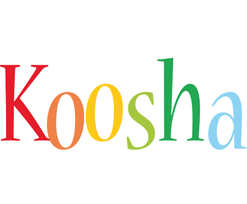 Koosha birthday logo