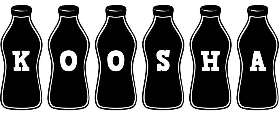 Koosha bottle logo