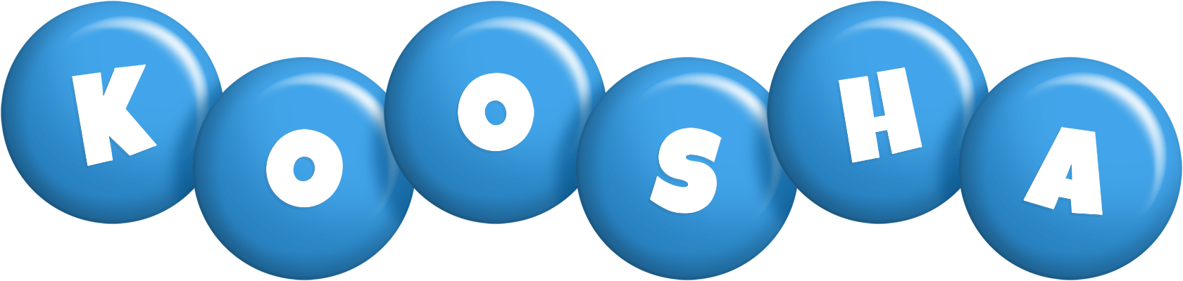 Koosha candy-blue logo