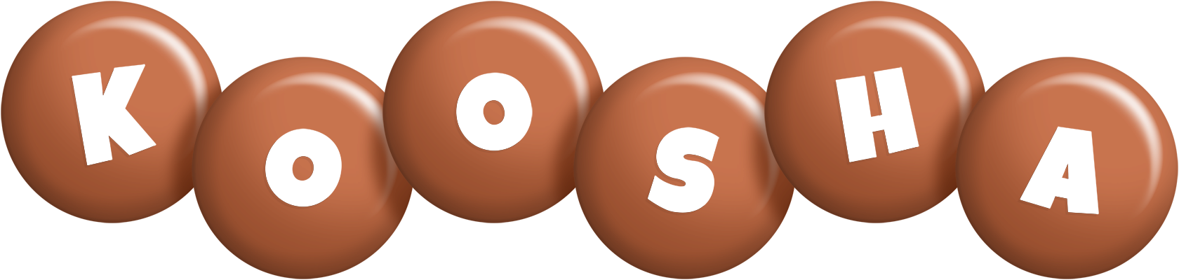 Koosha candy-brown logo