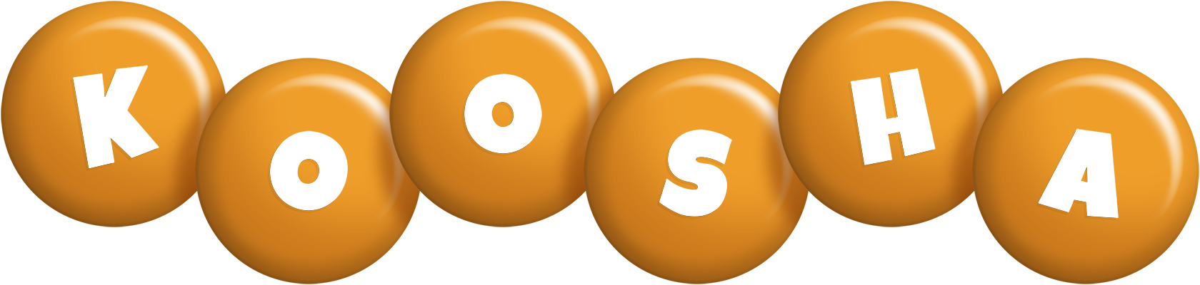 Koosha candy-orange logo