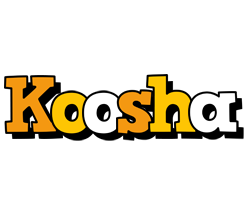 Koosha cartoon logo