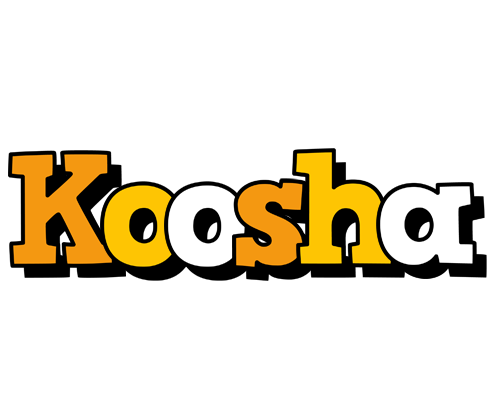 Koosha cartoon logo