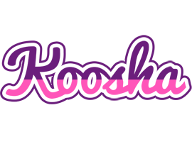 Koosha cheerful logo