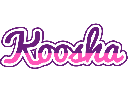Koosha cheerful logo