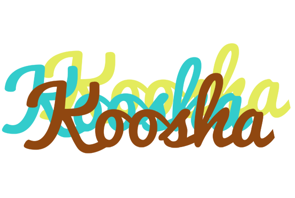 Koosha cupcake logo