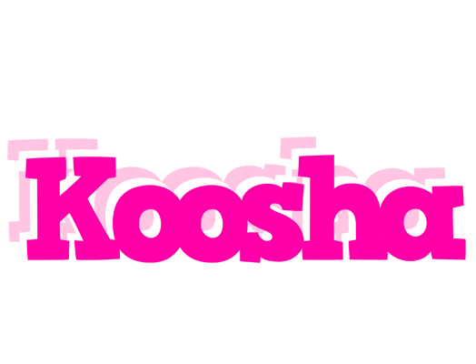 Koosha dancing logo