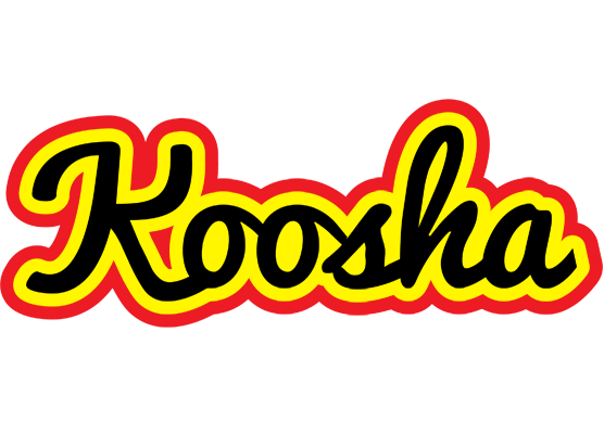 Koosha flaming logo