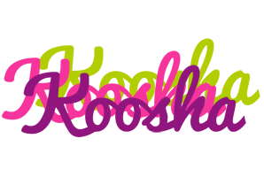 Koosha flowers logo