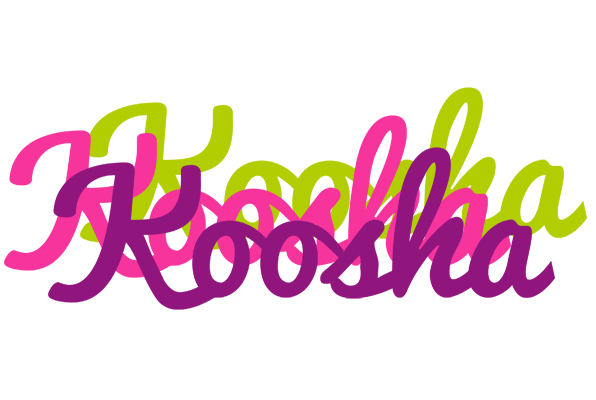 Koosha flowers logo