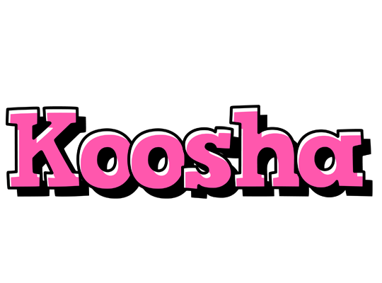 Koosha girlish logo