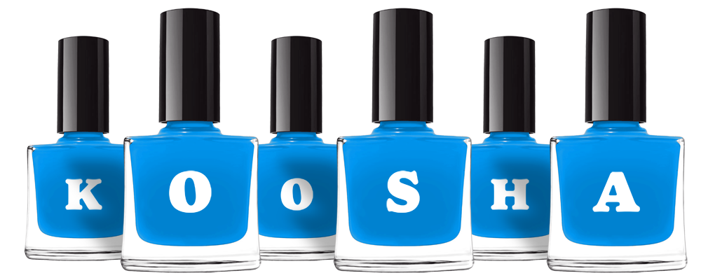 Koosha glossy logo