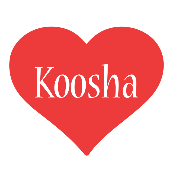 Koosha love logo