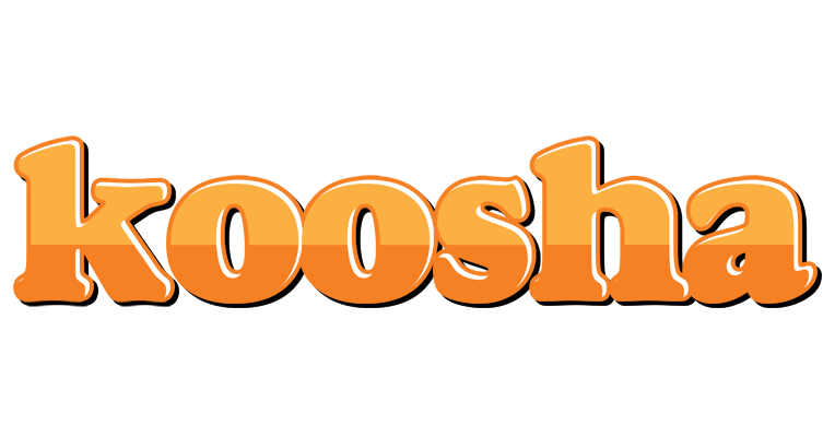 Koosha orange logo