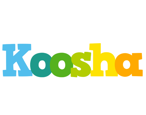 Koosha rainbows logo