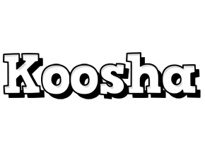 Koosha snowing logo