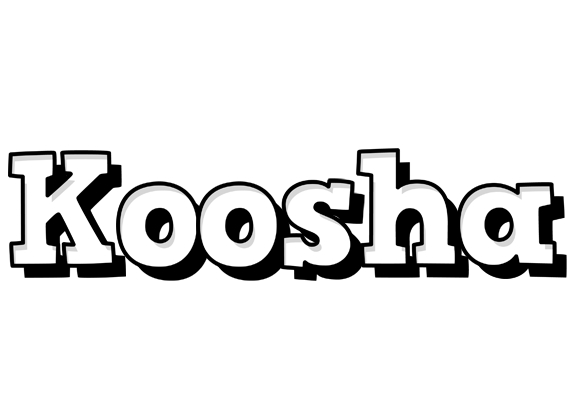 Koosha snowing logo