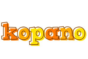 Kopano desert logo