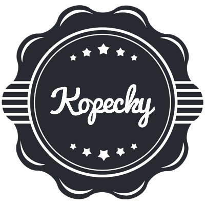 Kopecky badge logo