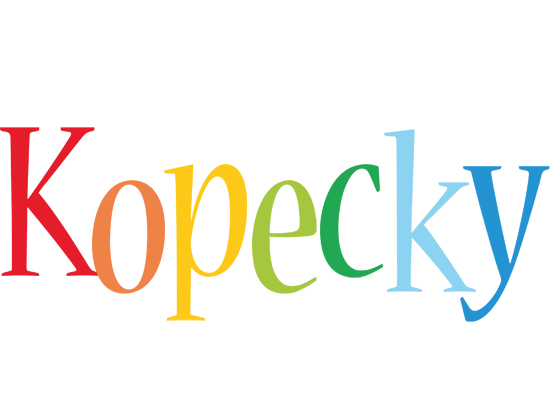 Kopecky birthday logo