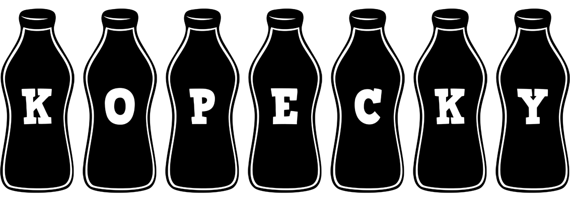Kopecky bottle logo