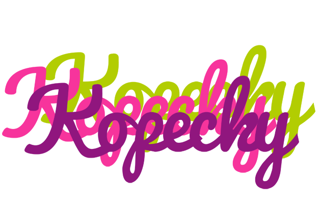 Kopecky flowers logo