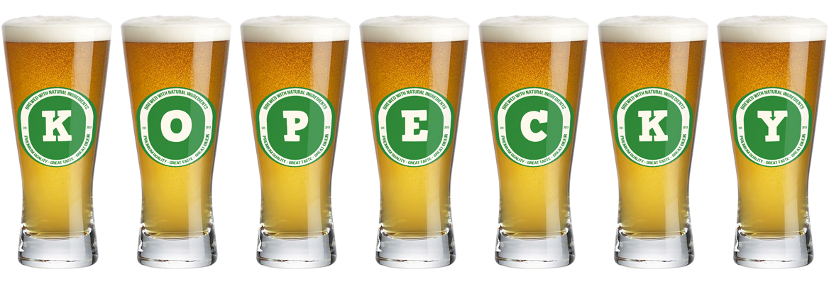 Kopecky lager logo