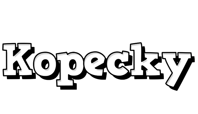 Kopecky snowing logo