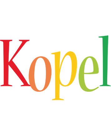 Kopel birthday logo