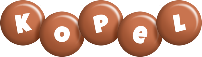Kopel candy-brown logo