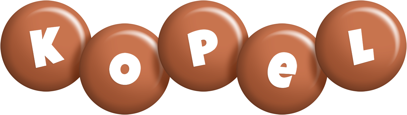 Kopel candy-brown logo