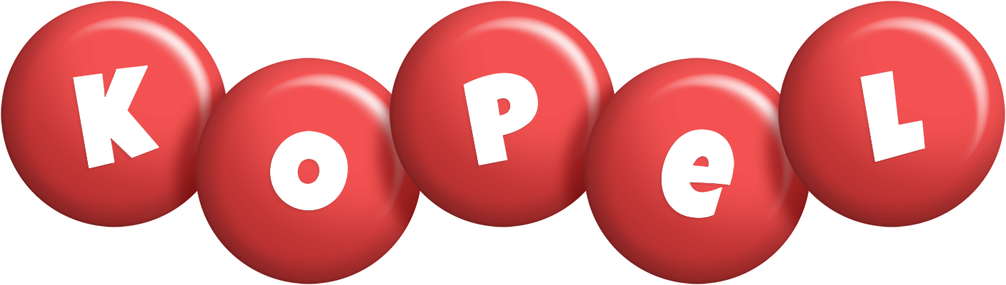 Kopel candy-red logo
