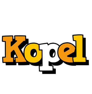 Kopel cartoon logo