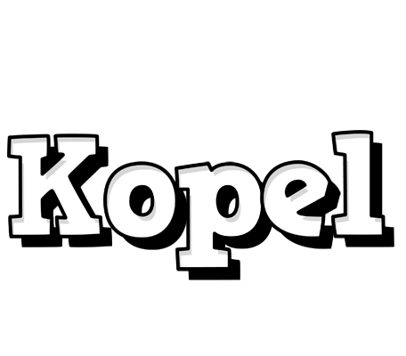 Kopel snowing logo
