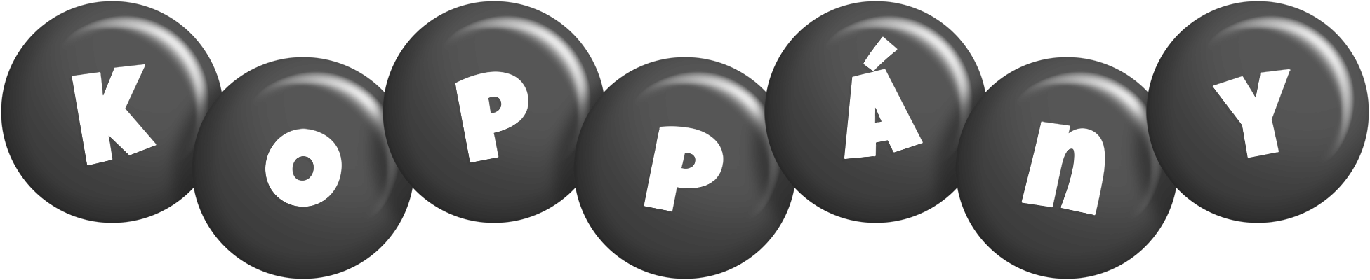 Koppány candy-black logo