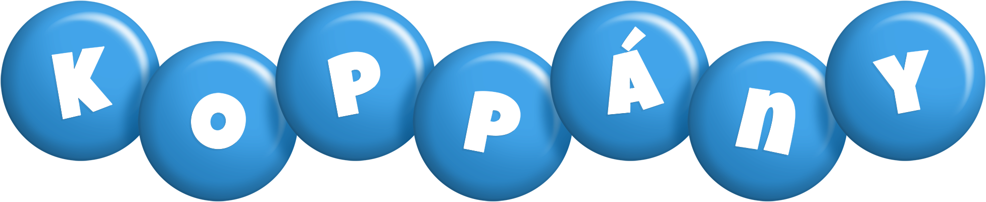 Koppány candy-blue logo