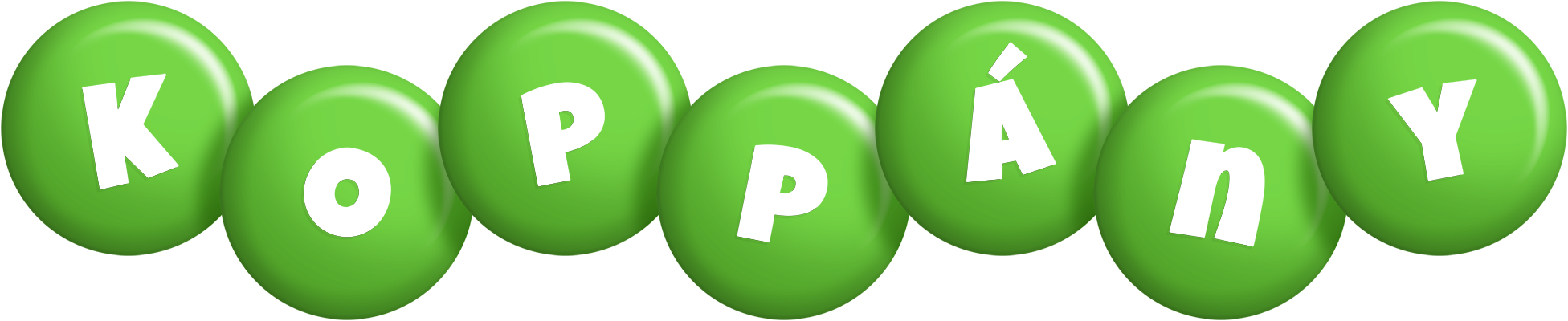 Koppány candy-green logo