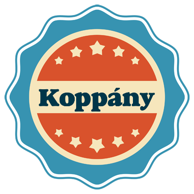 Koppány labels logo