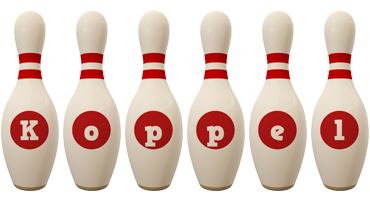 Koppel bowling-pin logo