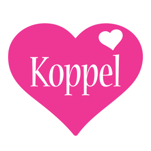 Koppel love-heart logo