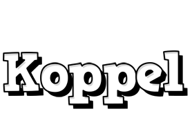 Koppel snowing logo