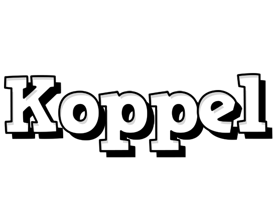 Koppel snowing logo