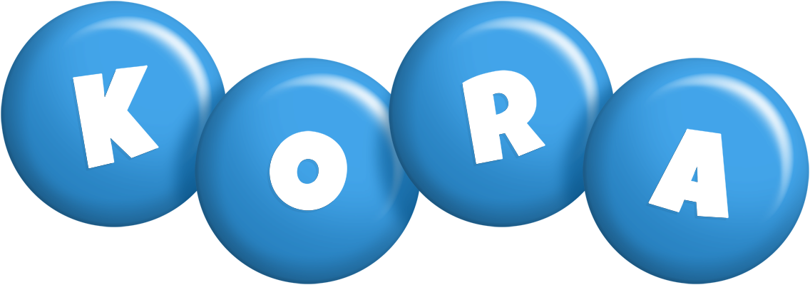 Kora candy-blue logo