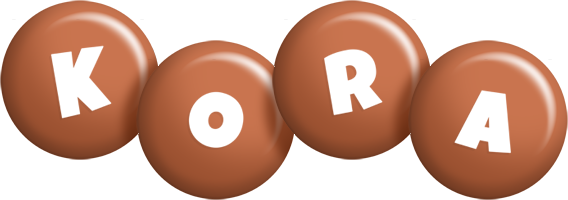 Kora candy-brown logo