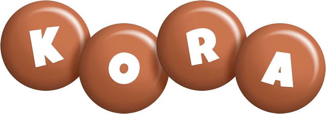 Kora candy-brown logo