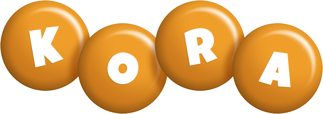 Kora candy-orange logo