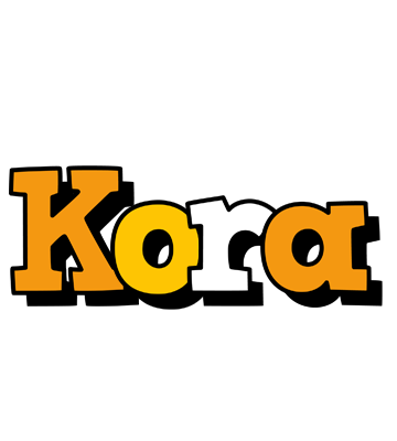 Kora cartoon logo
