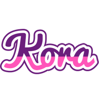 Kora cheerful logo