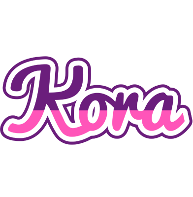 Kora cheerful logo